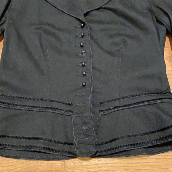 RALPH LAUREN JEANS - WOMENS DESIGNER BLACK JEAN JACKET - NEW OLD STOCK - Picture 3 of 12